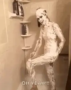 Shaving Man Oh Yeah
