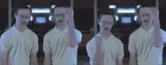 Walter White and Jesse Pinkman dancing