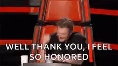 Blake Shelton sarcastic honor