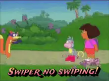 Swiper no swiping!
