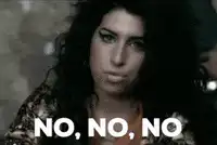 Amy Winehouse saying no no no