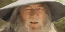 Gandalf laughing