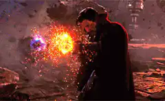 Doctor Strange casting a spell