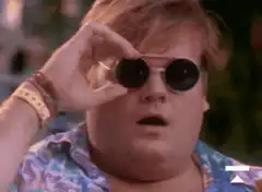Philip Seymour Hoffman sunglasses glow red