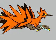 Moltres running animation