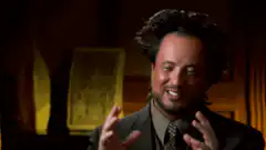 Ancient Aliens guy gesturing