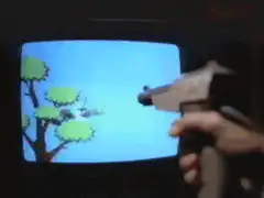 Duck Hunt gun shooting ducks