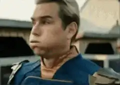 Homelander confused and shocked