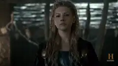 Vikings Lagertha serious look