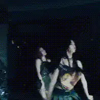 Jennie dancing on stage