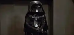 Darth Vader and Han Solo with lightsabers
