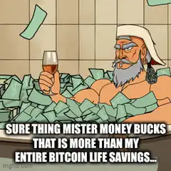 Mister Moneybucks Bitcoin Savings