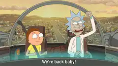 Rick and Morty We're Back Baby