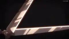 Glowing sword animation