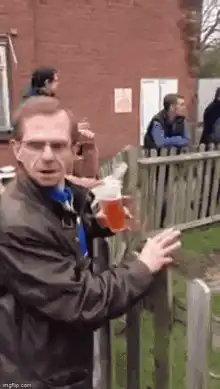 Man offers beer you want some