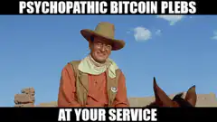 John Wayne Bitcoin Plebs At Your Service