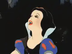 Snow White gets hit by a falling tree