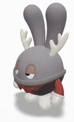 Sleepy Reindeer Mii