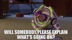 Buzz Lightyear Will Somebody Please Explain What's Going On
