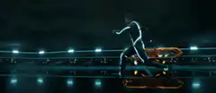 Tron Identity light cycle transformation