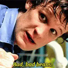 Eleventh Doctor scolding beans