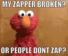 Elmo Zapper Broken Meme