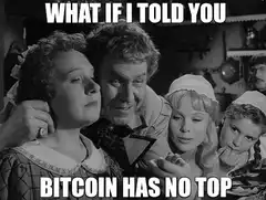 What if I told you bitcoin has no top