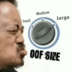 Oof Size Dial with Man