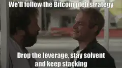 We'll follow the Bitcoin pleb strategy
