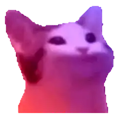 purple cat head
