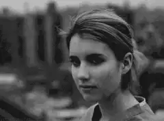 Emma Roberts sticking tongue out