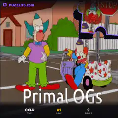 Simpsons clowns puzzle Primal OGs