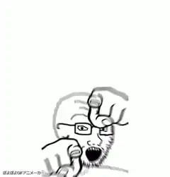 Man with glasses screaming and pointing