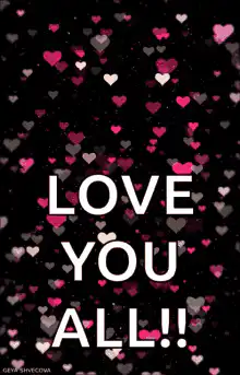 Love You All Hearts Animation