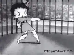 Betty Boop dancing