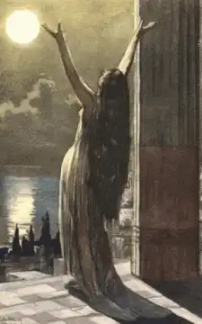 Woman Reaching for the Moon