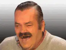 Jack Black laughing then turning serious