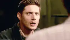 Jensen Ackles shocked face reaction