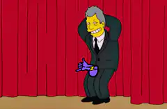 Sideshow Bob dancing with thumbs up