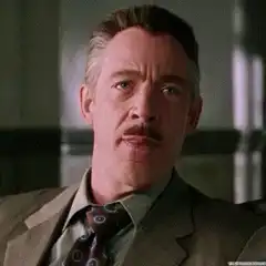J.K. Simmons laughing
