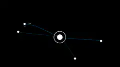 Network graph expanding from a central node