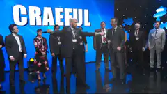 Craeful Gang pose on stage