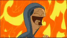 Bender laughing hysterically