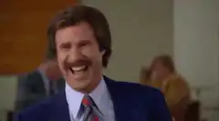 Ron Burgundy We Are Laughing