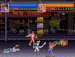 Double Dragon beat 'em up gameplay