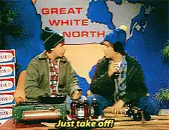 Great White North Just Take Off