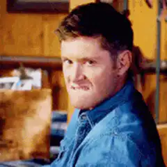 Dean Winchester angry face