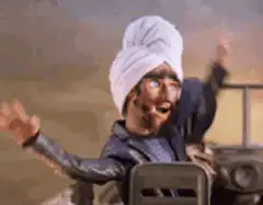 Surprised Indian man in a turban