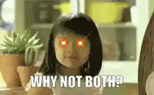 Why Not Both? Glowing Eyes Girl
