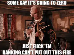 Ben Franklin Just Fuck 'Em Banking Meme